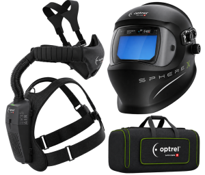RTW Sphere X quattro helmet & Swiss air system in bag