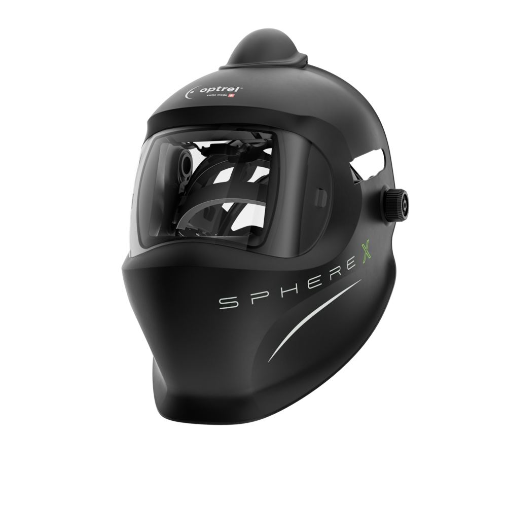 PAPR helmet shell - Sphere X - black (without ADF) 1 PAPR helmet shell - Sphere X - black (without ADF)