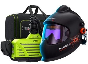 RTW Panoramaxx Laser PAPR & e3000X 18h battery system in bag